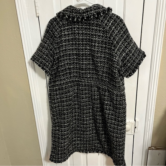 Eloquii Monochrome Tweed Mini Dress - Picture 4 of 8